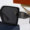 2021 Hot Fashion Damen Sonnenbrille Damen Große Übergroße Quadratische Sonnenbrille Bold Style Brille Luxus mit Originalverpackung und Etui