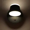 Wandlampen moderne LED -Lampe drehen nordisches Schlafzimmer Nacht