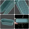 Sublimation Storage Telescopic Sink Rack Soap Sponge Holder Kitchens Sinks Organizer Adjustable Sinks Drainer Racks Storages Basket Kitchen Accessories