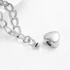 Chaîne à maillons Mini Bracelet commémoratif en forme de coeur bouteille de parfum universel coeur pêche bijoux petit cadeau poignet C4c3 Kent22