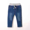 High quality thick winter warm cashmere kids baby pants Boys Girls children' cotton trousers children jeans1-6Y 211102