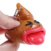 Party Favor Neue lustige Poop Schlüsselanhänger Emoticon Fidget Toy Out Tongues Neuheit Spaß kleiner kniffliger Streich Antistress-Spielzeug für Kinder oder Kinder