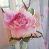 Topfinel vente floral tulle en voilages pour salon la chambre cuisine ombre fenêtre traitement rideau stores panneau 210712