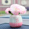 Interior Decorations Car Decoration Accessories Simulation Ceramic Potted Plant Dashboard Decors Styling