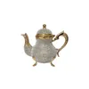 Cristal Árabe Turco Bule Pot-1500-ml Handmade conjunto de café tradicional decorar feito em peru 210813