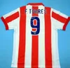 2004 2005 Retro F.Torres Futebol Jerseys Home Vermelho Branco Simeone 100th Anniversary Camiseta de Futbol Clássico Comemorar Camisa De Futebol