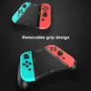 2 in 1 Oyun Denetleyicisi Kolu Şarj Gamepad Kart Durumda LED Göstergesi Oyun Kavrama Joystick Nintendo Anahtarı Joycon