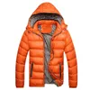 Kış erkek Ceketler Erkek Mont Rüzgarlık Sıcak Kalın Kapüşonlu Ceketler Yastıklı Casual Parkas Erkekler Paltolar Erkek Giyim LX163 211110