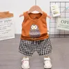 Abiti estivi Abbigliamento da bambino per ragazzo Casual Set senza maniche per bambini Lettera G Neonati maschi Abbigliamento sportivo Tuta per bambini X0802