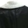 Faux lugentolo Menfaux lederen jas voor heren heren wintermode plus fluwelen jas stand-up kraag en slanke casual met lange mouwen