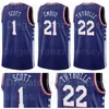 スクリーンプリントバスケットボールTobias Harris Jersey 12 Joel Embiid 21ベンシモンズ25 Seth Curry 31 Shake Milton 18 Furkan Korkmaz 30ブルーホワイトブラックベージュメンズ子供女性