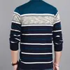 Covrlge Mens sweter jesień okrągły kołnierz sweter mężczyźni marki odzież dzianina koszula slimfit moda polo mzm050 210812