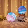 Cross border INS wind hot selling creative home living room bedroom bedside lamp starry sky moon touch pat small night light