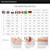 Chuhan 3pcs/set Women Vintage Jewelry Rose Gold Rings Flower Black Zircon Bridal Wedding Engagement Ring Valentines Gift Q0708