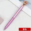 Creative Crown Autorment Crystal Pen Gem Ballpoint School Office Metal кольца роликовые шариковые ручки