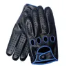 Fashion Breathable Genuine Leather Gloves High Quality Men's Lambskin Driving Gloves For Male Mittens