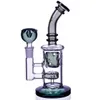 Glass Bongs hookahs Cake Dab Rigs Thick Birdcage Recycler Oil Rig Smoke Water Pipes with 14mm joint