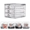 Storage Boxes & Bins Clear Jewelry Cosmetic Acrylic Drawer Style Makeup Organizer Holder