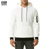 Gestreepte Sweatshirt Mens Merk Lange Mouw Hoodies Mannen Solid Casual Pocket Oversized Sweatshirts Rits Decoratie Trui 210524