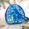 19 см радужный галстук краситель рюкзак пузырьковые игрушки Bubble Bag Bubbles Dumpes Kids для взрослых спортивных сумков для наплечника.