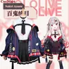 Anime VTuber Hololive Nakiri Ayame Cosplay Kostüm Moda Sevimli Üniformalar Kadın Etkinlik Parti Rol Oyna Giyim XS-XL Yeni Y0913