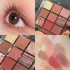 Ombretto Moda Ombretto Palette 9 Colori Durata Impermeabile Glitter Perlescente Occhi Opachi Make Up Pigmento Cosmetici TSLM1