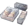 Drawer Storage Box Bra Closet Organizer Underpants Socks Finishing Boxs Foldable 24 Grid Divider Bras Sock Supplies ZWL464