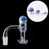 Roken 20mmOD Flat Top Terp Slurper Set glazen bal 0D 22mm 14mm Insert met pil voor Quartz Banger Nagels Waterpijpen Dab Rigs