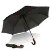 RST Classique Style Anglais Parapluie Hommes Automatique Forte Résistant Au Vent 3 Pli Parapluie Pluie Affaires Femmes Qualité Parasol 210320