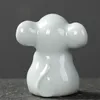 Ceramica Ge Forno Tè Pet Uccello Elefante Pollo Ru Forno Figurina Animale Creativo Artigianato Vaso di Fiori Acquario Decorazione Ornamento