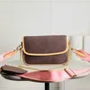 طباعة حقيبة الكتف حقيبة المرأة حقيبة crossbody السلس مبطن جلد العجل حقيبة يد سلسلة الذهب حقيبة موجة حقيبة يد جولة عملة محفظة