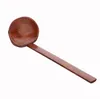 2 Style Drewniana zupa łyżki Colander Wood Coreware Styl Japoński Ramen Długi uchwyt Hotpot Spoon SN2313