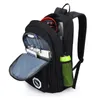 Svart ryggsäckar för män Stora kapacitet resväskor Kvinnor Fashoin Backpacking Oxford Vattentät Casual