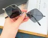 Lunettes de soleil géométriques noir gris Sonnenbrille accessoires lunettes lunettes de soleil de mode unisexe avec boîte 4737672