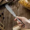 High Quality Stainless Steel Butter Knife with Hole Cheese Dessert Jam Cutlery Tool Kitchen Toast Bread Tableware