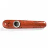 Naturlig röd Jasper Massage Stick Crystal Pipe Egenskaper Utländska Donghai Factory Direktförsäljning