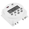 Timers CN101A DC 12V Timer Zware digitale LCD Power Programmeerbare tijdschakelrelais 16A Amps Dual Outlet voor verlichting Lampen F2874817