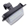 Ny 2 st LED-nummer Licensplatta Lampor Lampor för Mitsubishi Outlander XL (CW) 2006-2012 Lancer Sportback 2008 ~ 2012 Bil tillbehör