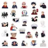 Adesivo per auto 10/50/100pcs Adesivi anime Jujutsu Kaisen Graffiti Decalcomanie in vinile per cartoni animati per cassa del telefono portatile Auto Moto Bici Bambini Bomba giocattolo