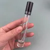 Bottiglia di profumo di vetro quadrata/rotonda Bottiglie ricaricabili Contenitore da viaggio portatile Atomizzatore trasparente Flacone spray piccolo vuoto