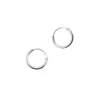 Hoop Huggie 925 STERLING Silver Corée Tempérament Mini Circle Cercle Hoops Moucles d'oreilles Gift For Women Minimaliste Gothic Punk Earting Fine Jewelry
