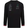 f1 T-shirt 2022 summer formula one lapel long-sleeved custom oversized team overalls commemorative models