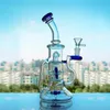 어두운 DAB 리그에 빛나는 Bong Hookahs Heady Glass Water Pipes Percolator Beaker Water Bongs와 14mm 조인트