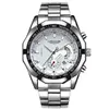 LANGLISHI 2020 Neue Uhren Männer Luxus Marke Chronograph Männlichen Sport Uhren Wasserdicht Edelstahl Quarz Männer Uhr X0625