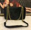 Kadın Zincirleri kadife Omuz Çantaları Yüksek Dereceli Moda Deri Crossbody Çanta Flap marmont Cüzdan Çanta Klasik Acıbadem Kurabiyesi