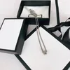 Högkvalitativ liten midja halsband 925 Silver Smycken Mens Womens Pendant Designer Halsband Fashion Gift med låda