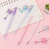 NEWGirl's Heart Butterfly paillettes Gel Pens Set Creative Cute Pen School Cartoon Étudiants Cadeaux Prix Outils d'écriture 0.38mm RRA10414