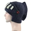 Beretten masker cap ridder haak hoed gebreide ski grappige warme winter beanie heren dames Roman