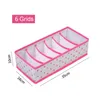 3pcs Foldable Underwear Bra Organizer Storage Box Drawer Closet Organizers Boxes For Scarf Socks Organiser Case 210423