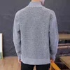 Zipper Cardigan Sweater Men Fashion Korean Style Men Clothing Slim Mens Sweater Long Sleeve Knitted Cardigans Oversize 210601